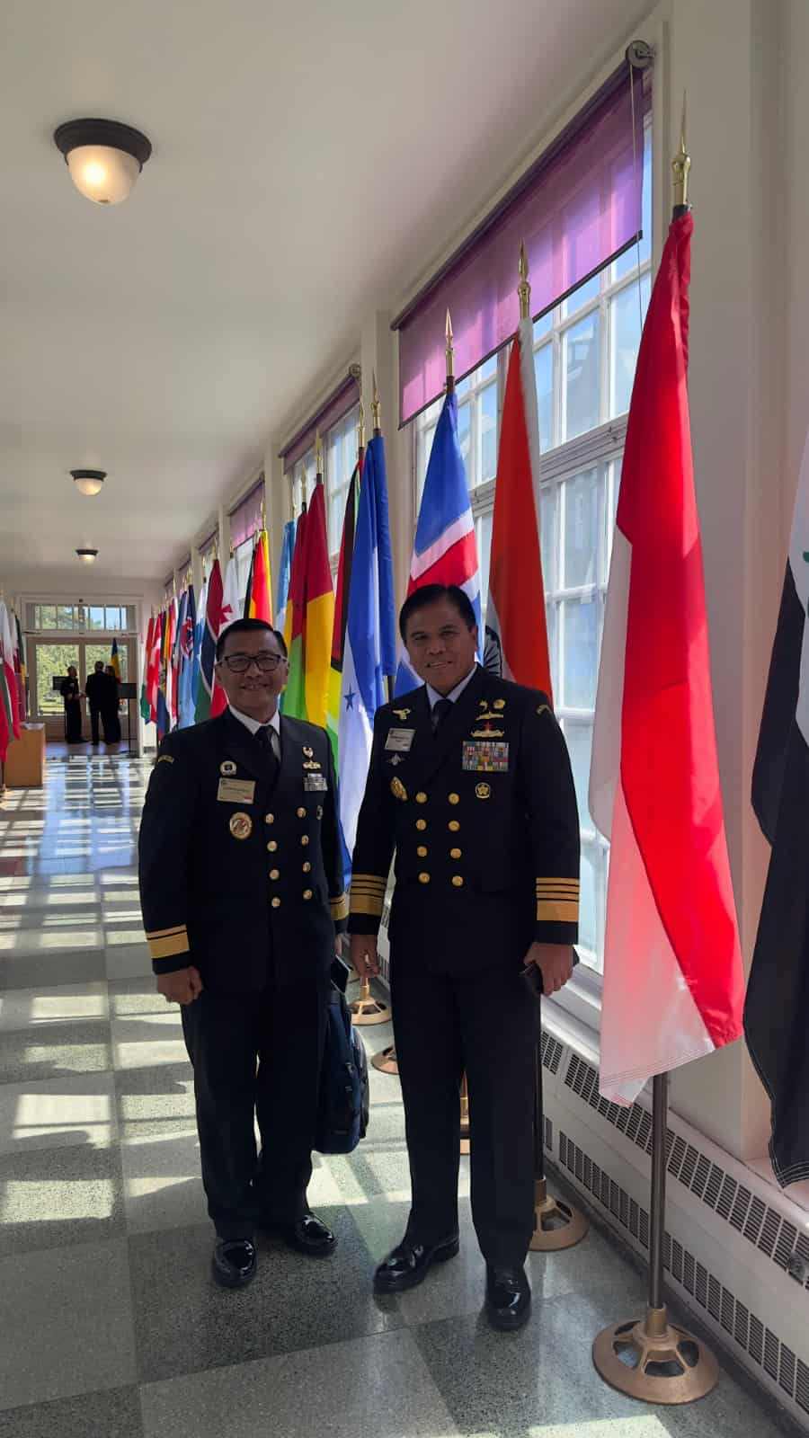 Deputi Kebijakan dan Strategi Bakamla RI Laksda Bakamla Dr. Gregorius Agung W.D. M.Tr.(Han)., mewakili Kepala Bakamla RI Laksdya TNI Dr. Irvansyah, S.H., menghadiri kegiatan International Seapower Symposium (ISS) Tahun 2023 yang diselenggarakan di Naval War College, Newport-Rhode Island, USA. Foto: Humas Bakamla RI/Kapten Bakamla Yuhanes Antara, S.Pd