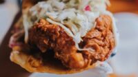 Fried Chicken with Coleslaw