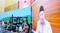 Wakil Ketua Komisi X DPR RI, Lalu Hadrian melalui siaran daring di Dialektika Demokrasi dengan tema 'HUT RI Menjadi Momen Semangat Persatuan Membangun Indonesia Emas 2025' di DPR RI, Jakarta, Kamis (14/8/2025). Foto : Runi/Andri