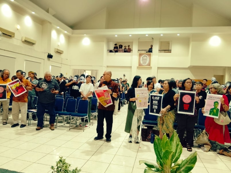 Acara Klik: Rakyat di Auditorium Sekolah Tinggi Filsafat Driyarkara, Jakarta Pusat pada Senin, (29/09/2025). Foto: Abdi/IKAD