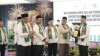Majelis Kaum Betawi Harus Mampu Jadi Wadah Pemersatu Ketua Wali Amanah Majelis Kaum Betawi (MKB) yang juga Sekretaris Daerah Provinsi DKI Jakarta, H. Marullah Matali saat kegiatan sosialisasi Peran Majelis Kaum Betawi pada Minggu, (2/11/2025) bertempat di Hotel Diradja, Mampang, Jakarta Selatan. Foto: istimewa