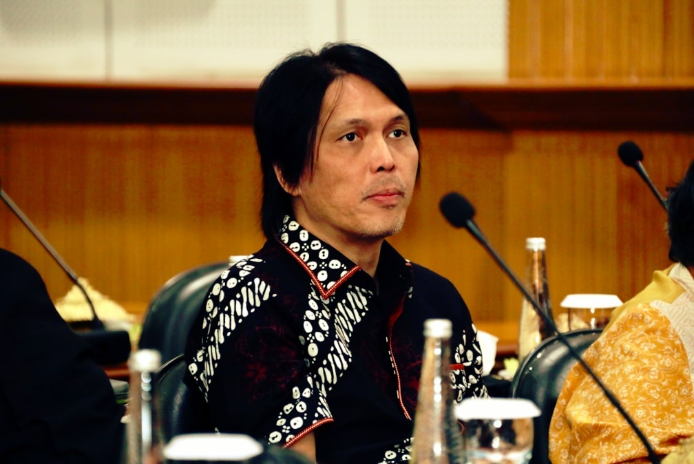 Anggota Komisi X DPR RI, Elfonda Mekel, saat mengikuti Kunjungan Kerja Reses Komisi X DPR RI di Universitas Udayana, Denpasar, Provinsi Bali, Kamis (11/12/2025). Foto: Ulfi/vel