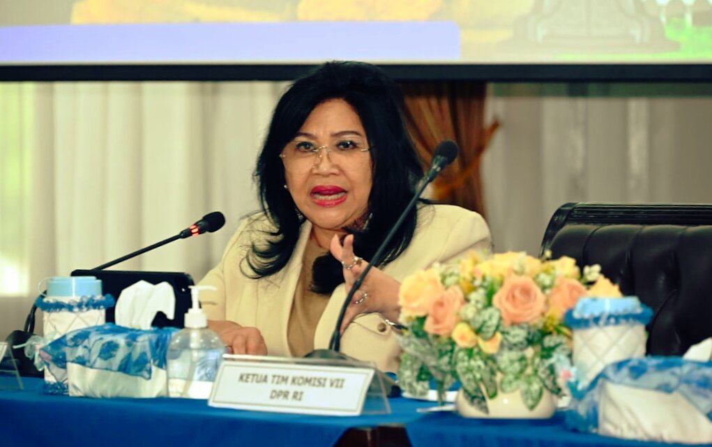 Wakil Ketua Komisi VII DPR RI Evita Nursanty, saat kunjungan kerja reses di kantor TVRI Jawa Tengah, Semarang, Jumat (20/2/2026). Foto: Ssb/Karisma