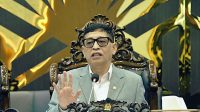 Bob Hasan Ketua Badan Legislasi (Baleg) DPR RI Bob Hasan saat pembahasan Rancangan Undang-Undang tentang Perlindungan Pekerja Rumah Tangga (RUU PPRT) di Ruang Rapat Baleg, Kompleks Parlemen, Senayan, Jakarta, Kamis (5/3/2026). Foto: Munchen/Andri