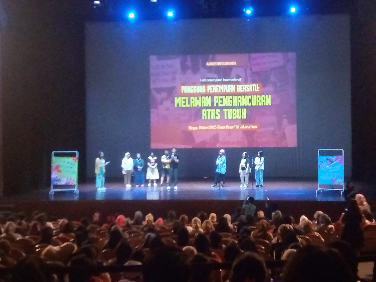 Peringatan Hari Perempuan Internasional di di Taman Ismail Marzuki