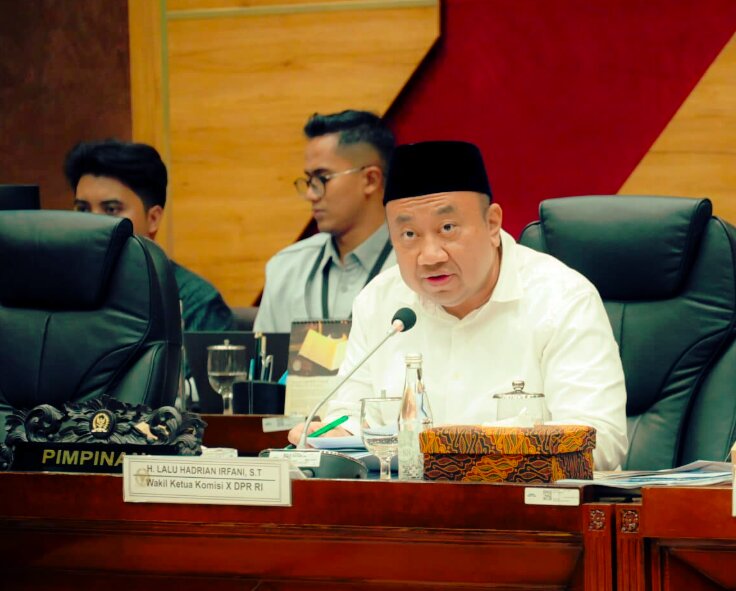 Ketua Komisi X DPR RI, Lalu Hadrian Irfani. Foto: Tari/vel.