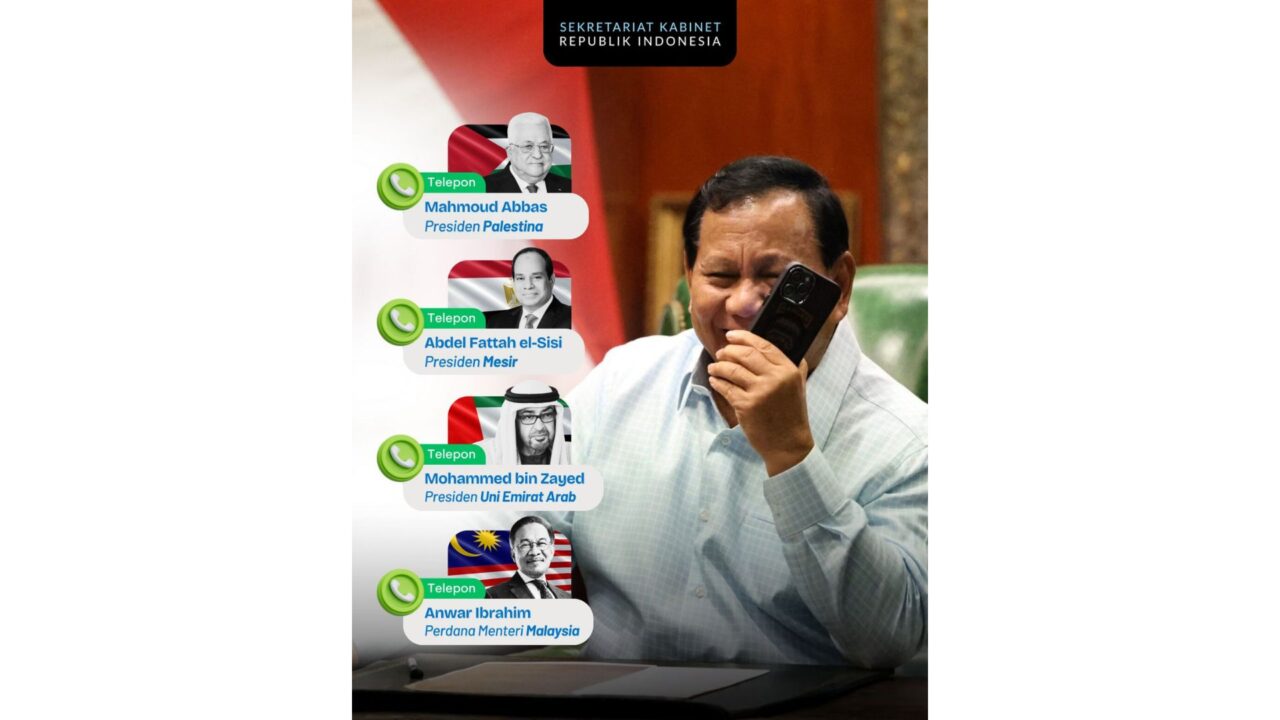 Infografis Presiden Prabowo Subianto melakukan silaturahmi Hari Raya Idulfitri 1447 Hijriah dengan sejumlah pemimpin negara Muslim melalui sambungan telepon Foto: BPMI Setpres/Istimewa