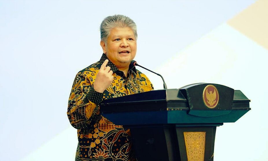 Plt. Deputi Bidang Koordinasi Industri, Ketenagakerjaan, dan Pariwisata Kementerian Koordinator Bidang Perekonomian Dida Gardera, dalam Seminar On Trade, Investment and Decent Work yang diselenggarakan oleh Kemenko Perekonomian dan Organisasi Perburuhan Internasional (ILO) di Jakara pada Rabu, (29/4/2026). Foto: istimewa