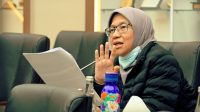Anggota Badan Legislasi (Baleg) DPR RI, Ledia Hanifa dalam Rapat Pleno Baleg DPR RI di Ruang Nusantara I, Senayan, Jakarta, Selasa (14/4/2026). Foto : Mario/Andri