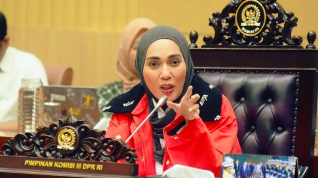 Wakil Ketua Komisi III DPR RI, Sari Yuliati di Gedung Nusantara I, DPR RI, Senayan, Jakarta. Foto: Dep/Mahendra.
