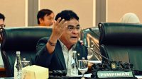 Wakil Ketua Komisi XIII DPR RI, Andreas Hugo Pareira, Rapat Dengar Pendapat (RDP) Komisi XIII DPR RI bersama Direktorat Jenderal Kekayaan Intelektual di Kompleks Parlemen, Senayan, Jakarta, Selasa (26/5/2026). Foto: Runi/Karisma