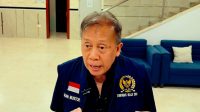 Anggota Timwas Haji DPR RI sekaligus Wakil Ketua DPR RI, Saan Mustopa usai rapat dengan Daker Madinah, Senin (1/6/2026). Foto : Andri/Alma