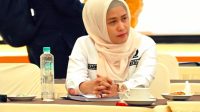 Anggota Komisi X DPR RI, Karmila Sari dalam Kunjungan Kerja Spesifik Panitia Kerja (Panja) Revisi UU Sisdiknas di Universitas Pendidikan Indonesia (UPI), Bandung, Jumat (10/7/2026). Foto: SAR/Mahendra