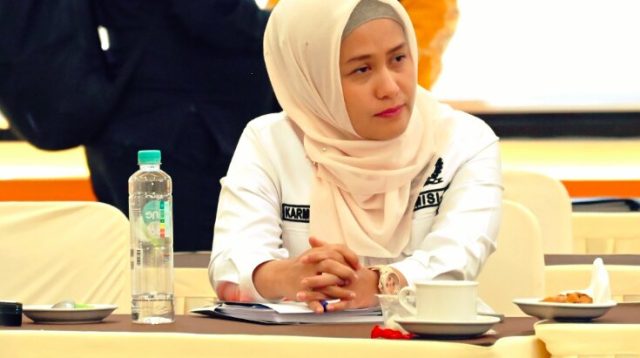 Anggota Komisi X DPR RI, Karmila Sari dalam Kunjungan Kerja Spesifik Panitia Kerja (Panja) Revisi UU Sisdiknas di Universitas Pendidikan Indonesia (UPI), Bandung, Jumat (10/7/2026). Foto: SAR/Mahendra