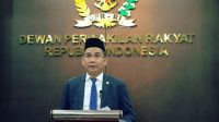Anggota Komisi III DPR RI Rudianto Lallo, saat pengujian materiil Penjelasan Pasal 603 Undang-Undang Nomor 1 Tahun 2023 tentang Kitab Undang-Undang Hukum Pidana (UU 1/2023 / KUHP Baru) pada Rabu (22/7/2026). Foto: Alma/Karisma