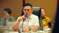 Anggota Komisi III DPR RI, Soedeson Tandra, saat Kunjungan Kerja Reses di Timika, Papua Tengah, Jumat (24/07/2026). Foto: Singgih/Karismma