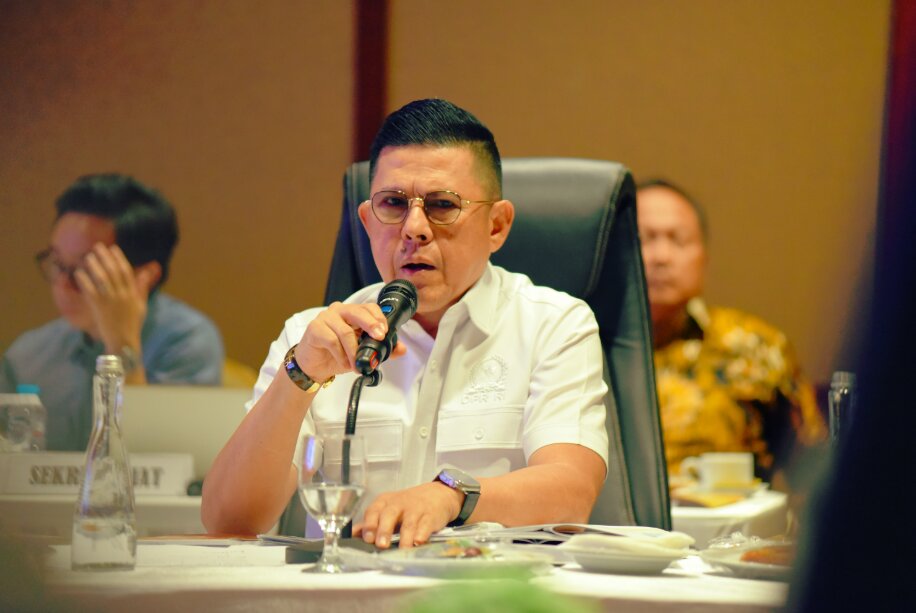 Anggota Komisi III DPR RI, Soedeson Tandra, saat Kunjungan Kerja Reses di Timika, Papua Tengah, Jumat (24/07/2026). Foto: Singgih/Karismma
