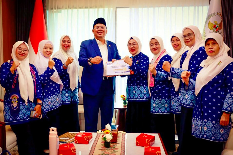 Wakil Ketua DPR RI Koordinator Bidang Kesejahteraan Rakyat (Korkesra) Cucun Ahmad Syamsurijal menerima audiensi PP HIMPAUDI di Kompleks Parlemen, Senayan, Jakarta, Selasa (19/8/2026). Foto : Ist/Alma