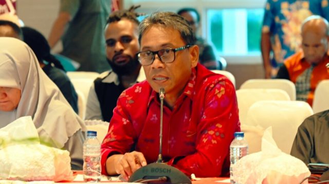 Anggota Badan Legislasi (Baleg) DPR RI I, Ketut Kariyasa Adnyana saat mengikuti Kunjungan Kerja Baleg DPR RI di Jayapura, Provinsi Papua, Jumat (7/8/2026). Foto : Ubaid/Alma