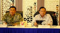 Wakil Ketua Komisi I DPR RI, Anton Sukartono Suratto saat memimpin Kunjungan Kerja Spesifik Komisi I DPR RI ke Landasan Udara (Lanud) Adi Soemarmo, Surakarta, Jawa Tengah, Jumat (25/9/2026). Foto : Mahen/MRI.