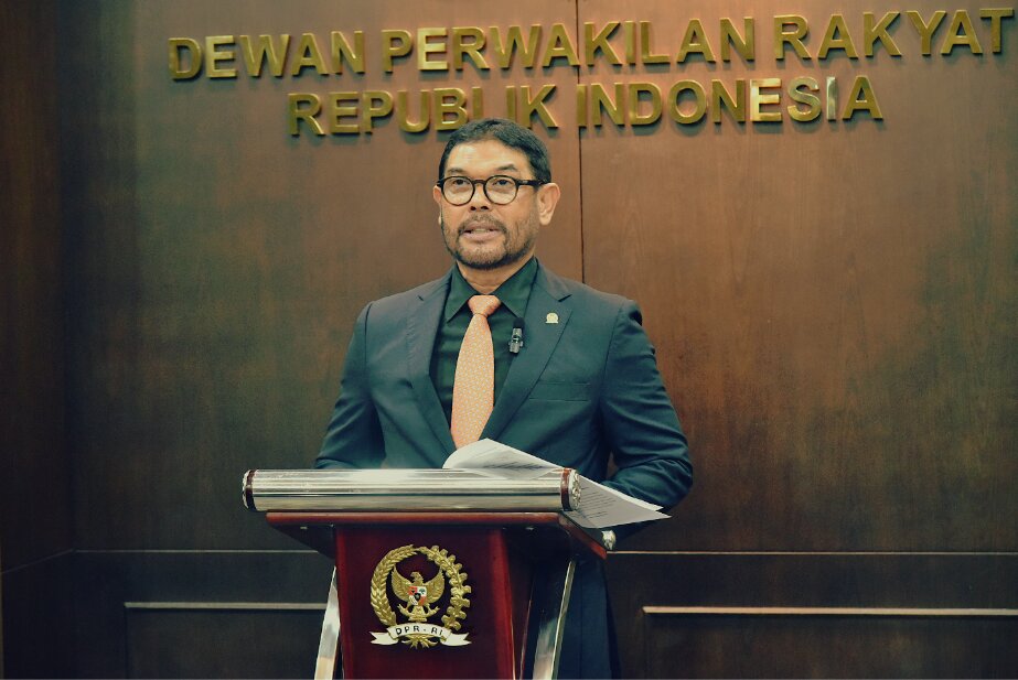 Anggota Komisi III DPR RI, Muhammad Nasir Djamil menyampaikan pandangan dan keterangan resmi DPR RI terkait perkara Nomor 280/PUU-XXIV/2026, secara daring di Jakarta, Kamis, (3/9/2026). Foto : Yohan/Andri
