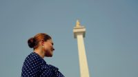 Duta Kehormatan (Goodwill Ambassador) UNDP, Yang Mulia Putri Mahkota Victoria dari Swedia mengunjungi Monumen Nasional. Foto: istimewa