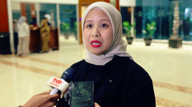 Anggota Komisi X DPR RI Ratih Megasari Singkarru, dalam RDPU Panja RUU tentang Statistik dengan sejumlah pakar dan lembaga penelitian di Ruang Rapat Komisi X, Kompleks Parlemen, Senayan, Jakarta, Selasa (22/9/2026). Foto: Sari/Karisma