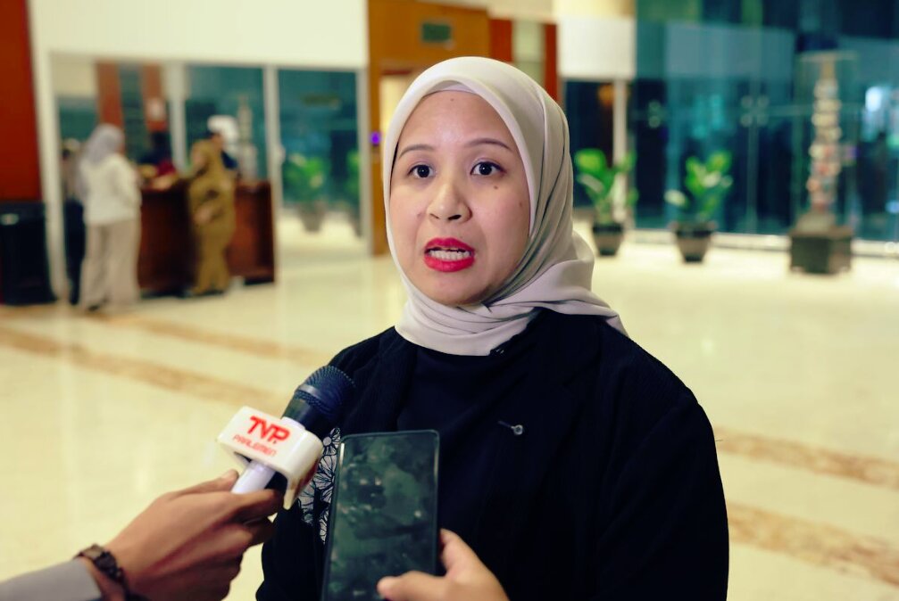 Anggota Komisi X DPR RI Ratih Megasari Singkarru, dalam RDPU Panja RUU tentang Statistik dengan sejumlah pakar dan lembaga penelitian di Ruang Rapat Komisi X, Kompleks Parlemen, Senayan, Jakarta, Selasa (22/9/2026). Foto: Sari/Karisma