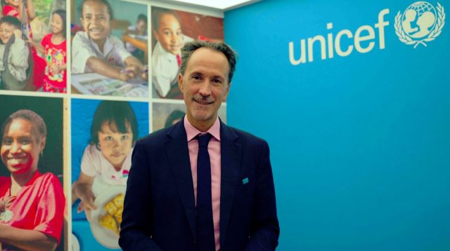 Kepala Perwakilan UNICEF Indonesia, Thomas Davin. Foto: UNICEF Indonesia/Devi Nugraha