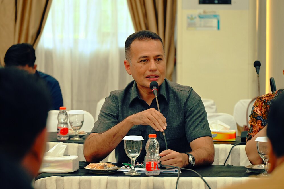 Anggota BKSAP DPR RI, Musa Rajekshah saat pertemuan BKSAP Day di Kantor Bupati Deli Serdang, Sumatra Utara pada Selasa (27/10/2026). Foto: Yhusanti/Karisma