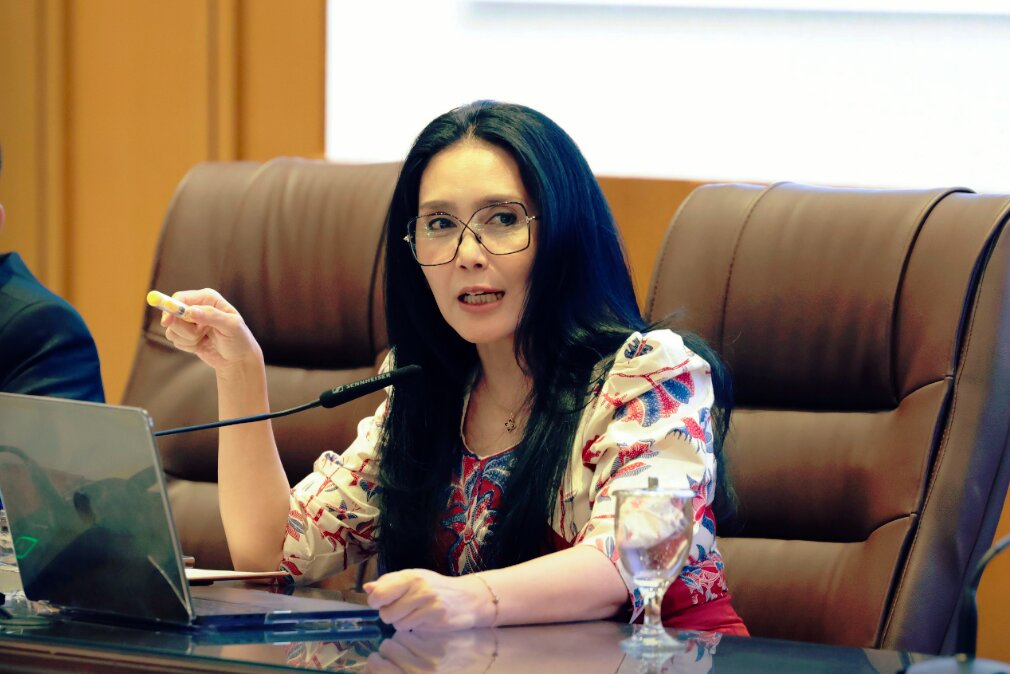 Anggota DPR RI, Rieke Diah Pitaloka di Kompleks Parlemen, Senayan, Jakarta, Kamis (22/10/2026). Foto: Mario/mrs