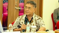 Anggota Komisi VII DPR RI, Samuel JD Wattimena saat pertemuan dengan Pengelola Kawasan Industri GIIC, Deltamas, Kabupaten Bekasi, Jawa Barat, Jumat (2/10/2026). Foto: Naefuroji/mrs